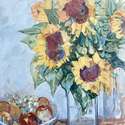 Sunflowers and Fruit